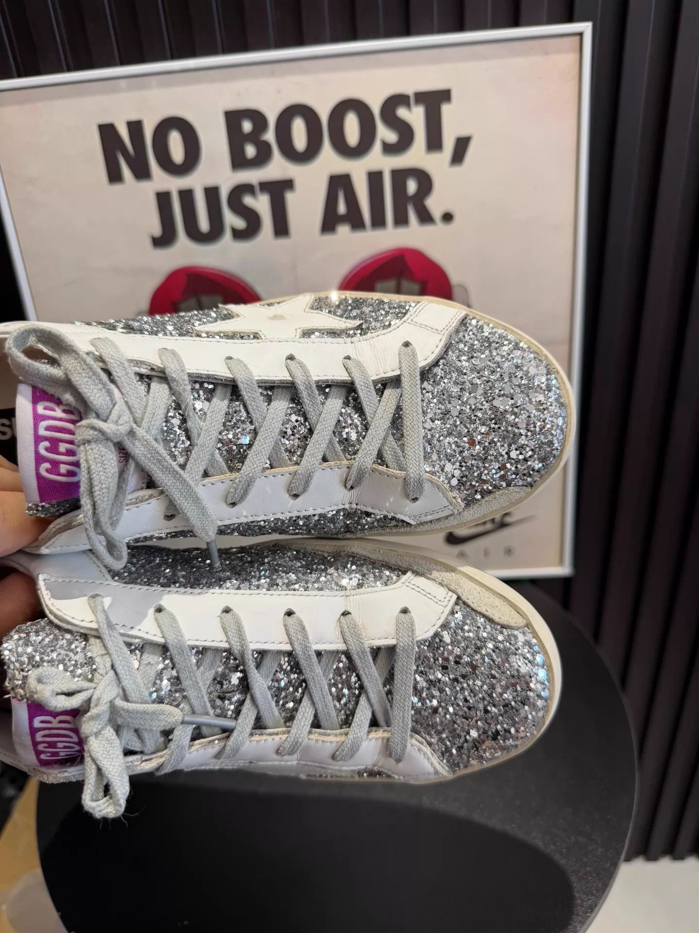 Golden Goose Golden Goose Superstar Worn Crystal White Shoes 38 Size US 7.5 / IT 37.5 - 6 Thumbnail