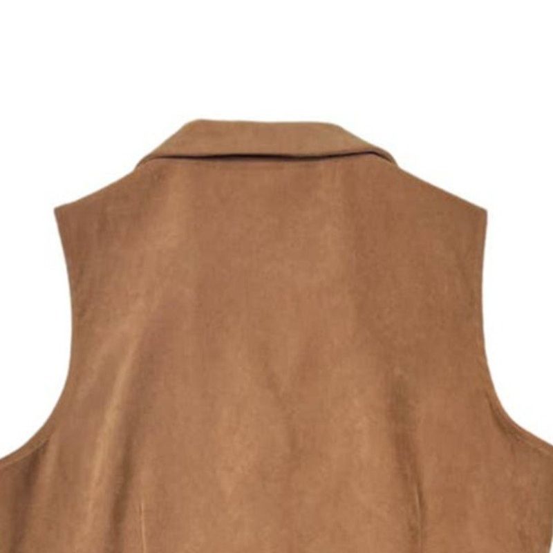 NBDN Nobrandedon Casual Corner Brown Vest | Size L Size L / US 10 / IT 46 - 4 Thumbnail