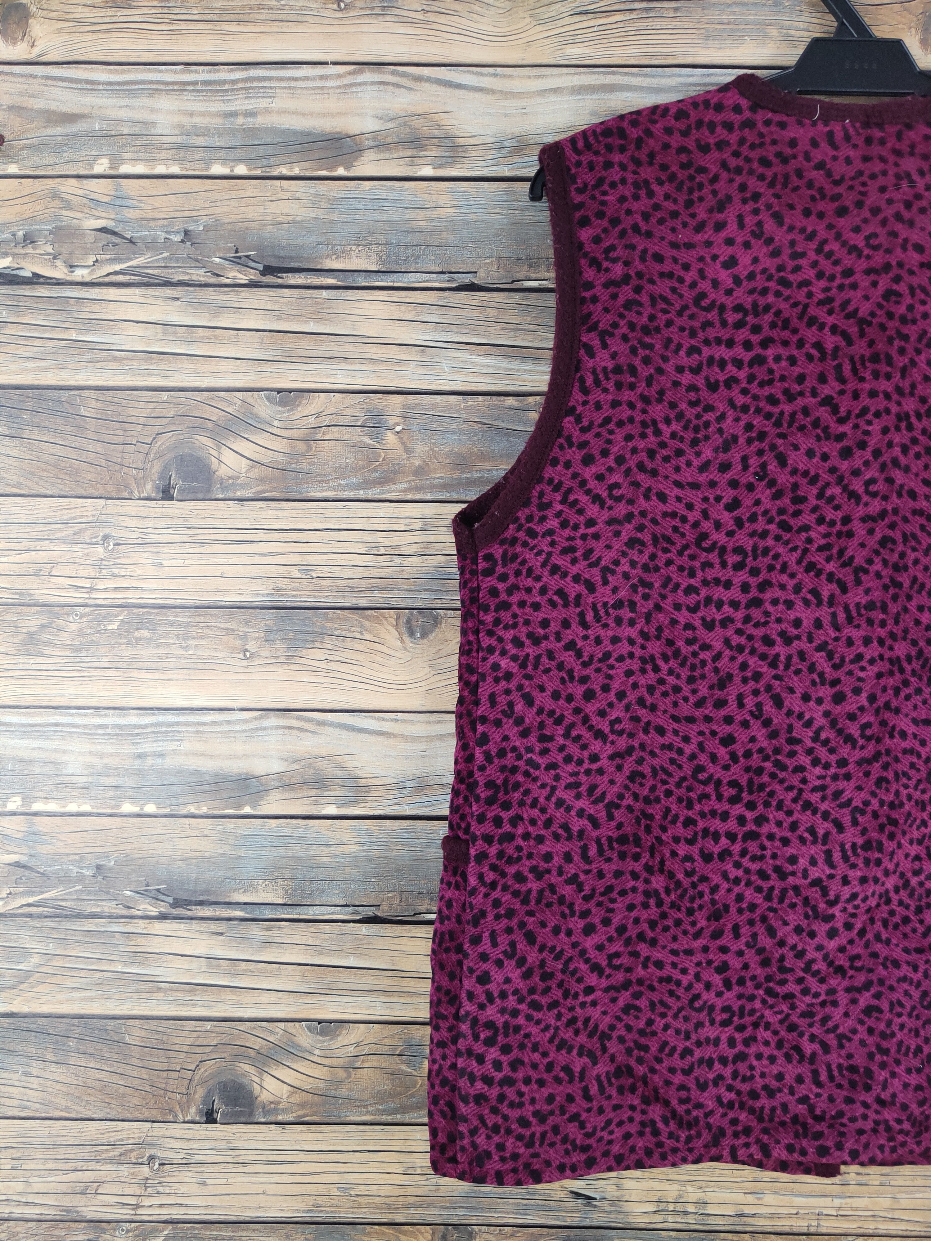 Japanese Brand × Vintage Japanese Brand Purple Wool Vests #W2333 Size M / US 6-8 / IT 42-44 - 9 Thumbnail