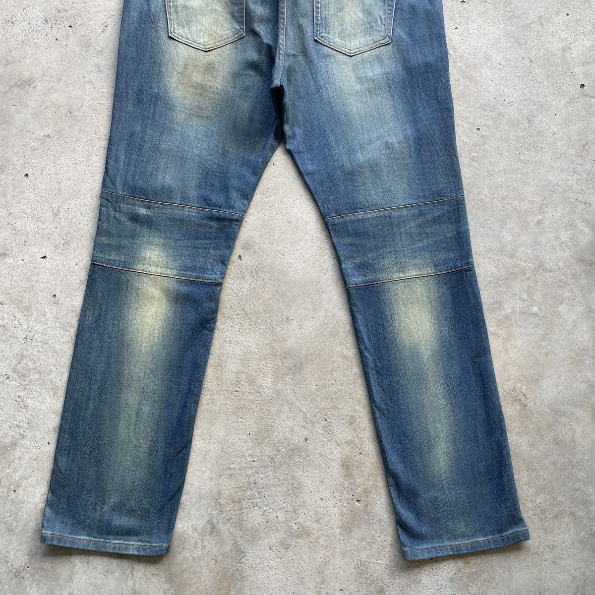 Beauty Beast × Jean W42💥 Vintage Golden Denim USA Double Knee Rusty Jeans Pants Size US 42 / EU 58 - 12 Thumbnail