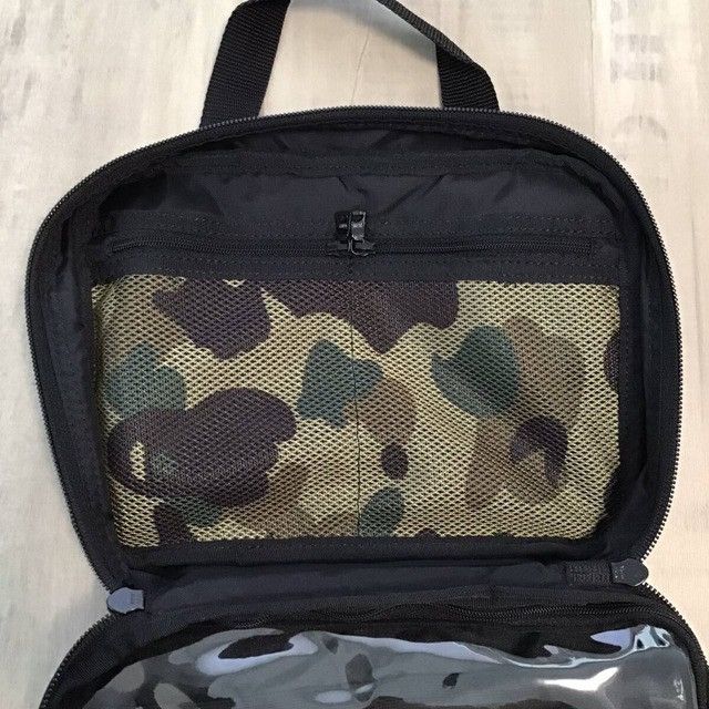 Bape × Nigo BAPE Hand bag pouch 1st camo green a bathing ape NIGO Size ONE SIZE - 4 Thumbnail