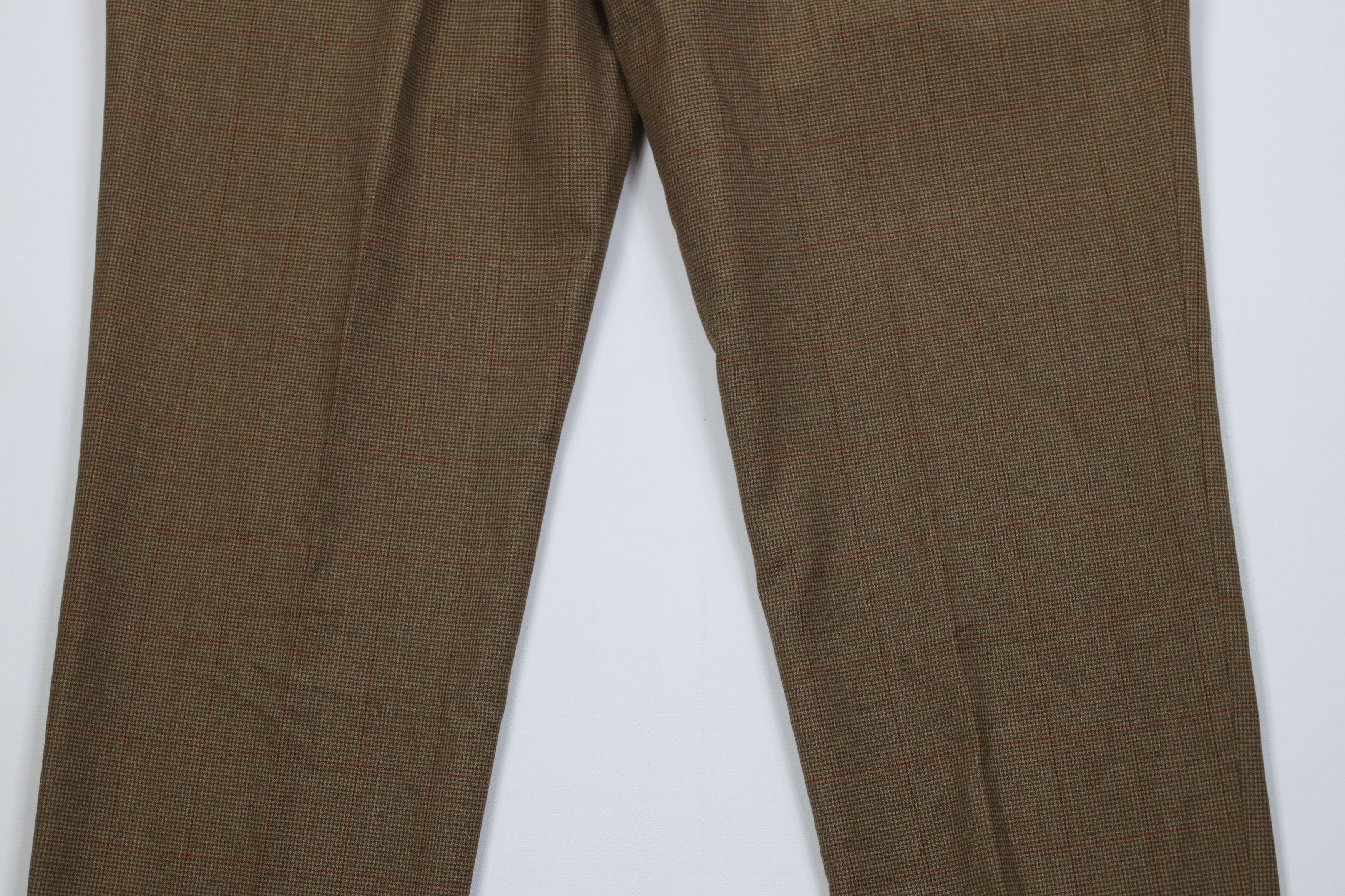 Tommy Hilfiger Vintage 90s Tommy Hilfiger Wool Knit Wide Leg Chino Pants Size US 36 / EU 52 - 13 Thumbnail