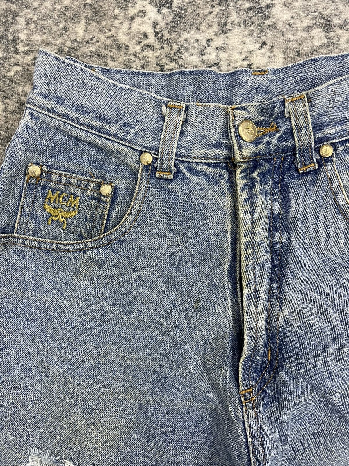 MCM MCM Denim Distressed Size US 28 / EU 44 - 4 Thumbnail