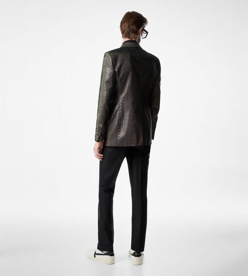 Tom Ford o1w1db10925 JLPP01 Dyllan Jacket in Black/Gold Size US XL / EU 56 / 4 - 3 Thumbnail
