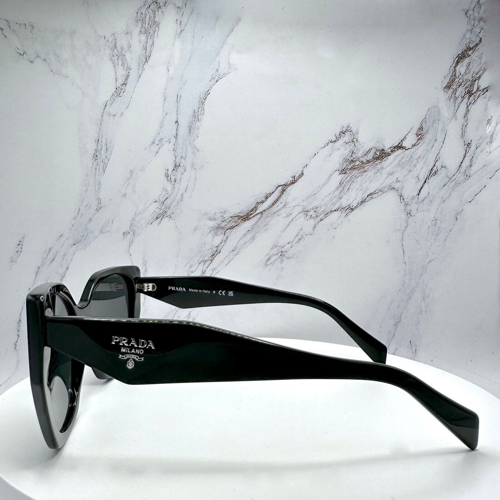 Prada New PRADA Sunglasses Black Symbole 100% Authentic Cat Eye Size ONE SIZE - 10 Thumbnail
