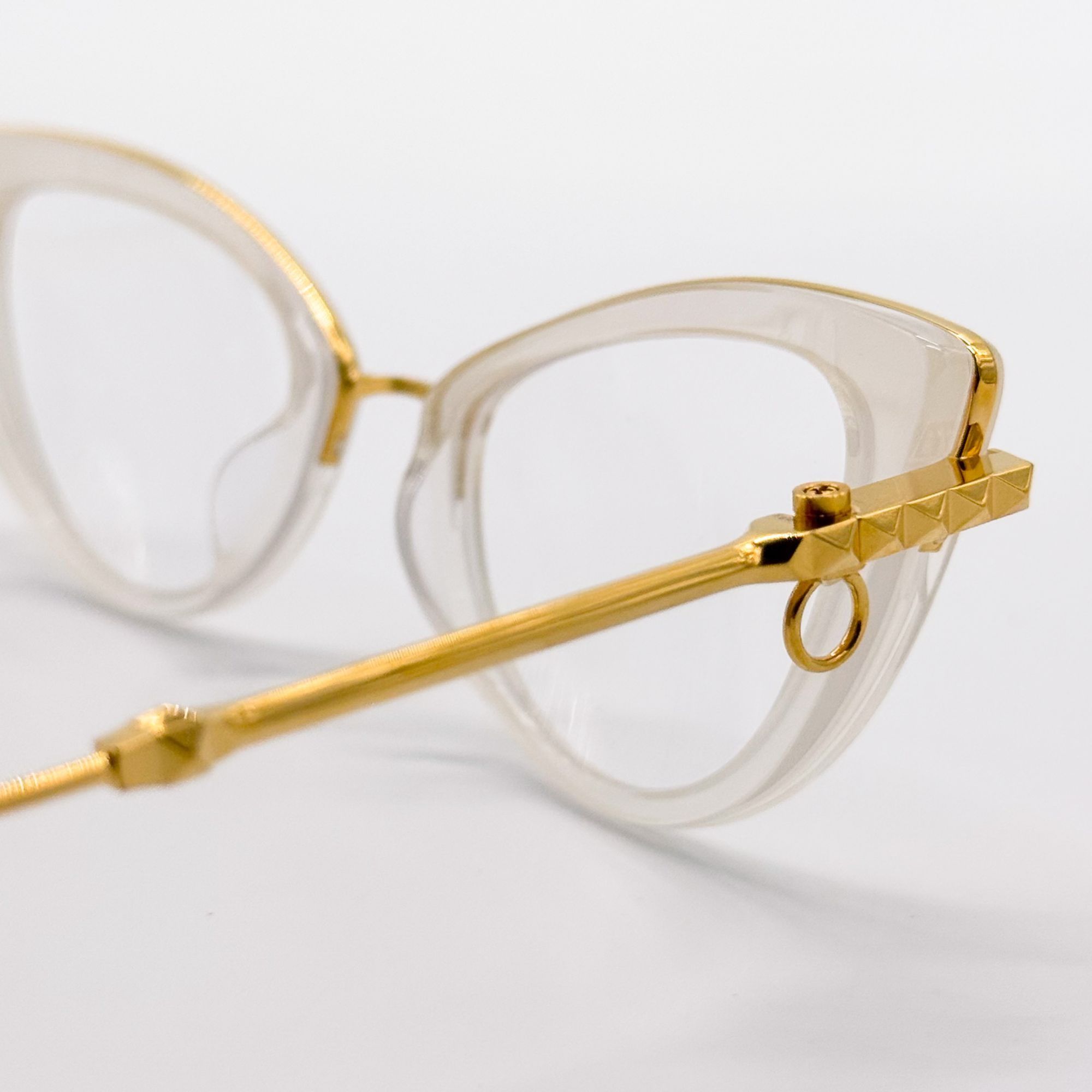 Valentino NEW VALENTINO DAYDREAM VLX-123C EYEGLASSES CAT EYE WOMEN GOL Size ONE SIZE - 5 Thumbnail