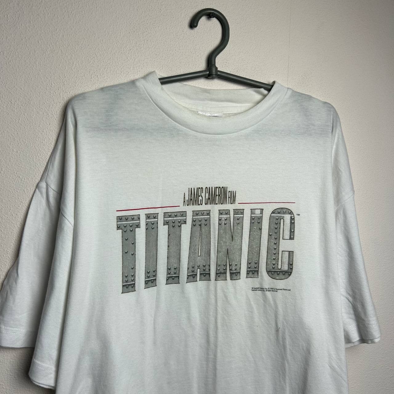 Vintage Vintage Titanic 1998 James Cameron big logo movie tee Size US XL / EU 56 / 4 - 2 Thumbnail