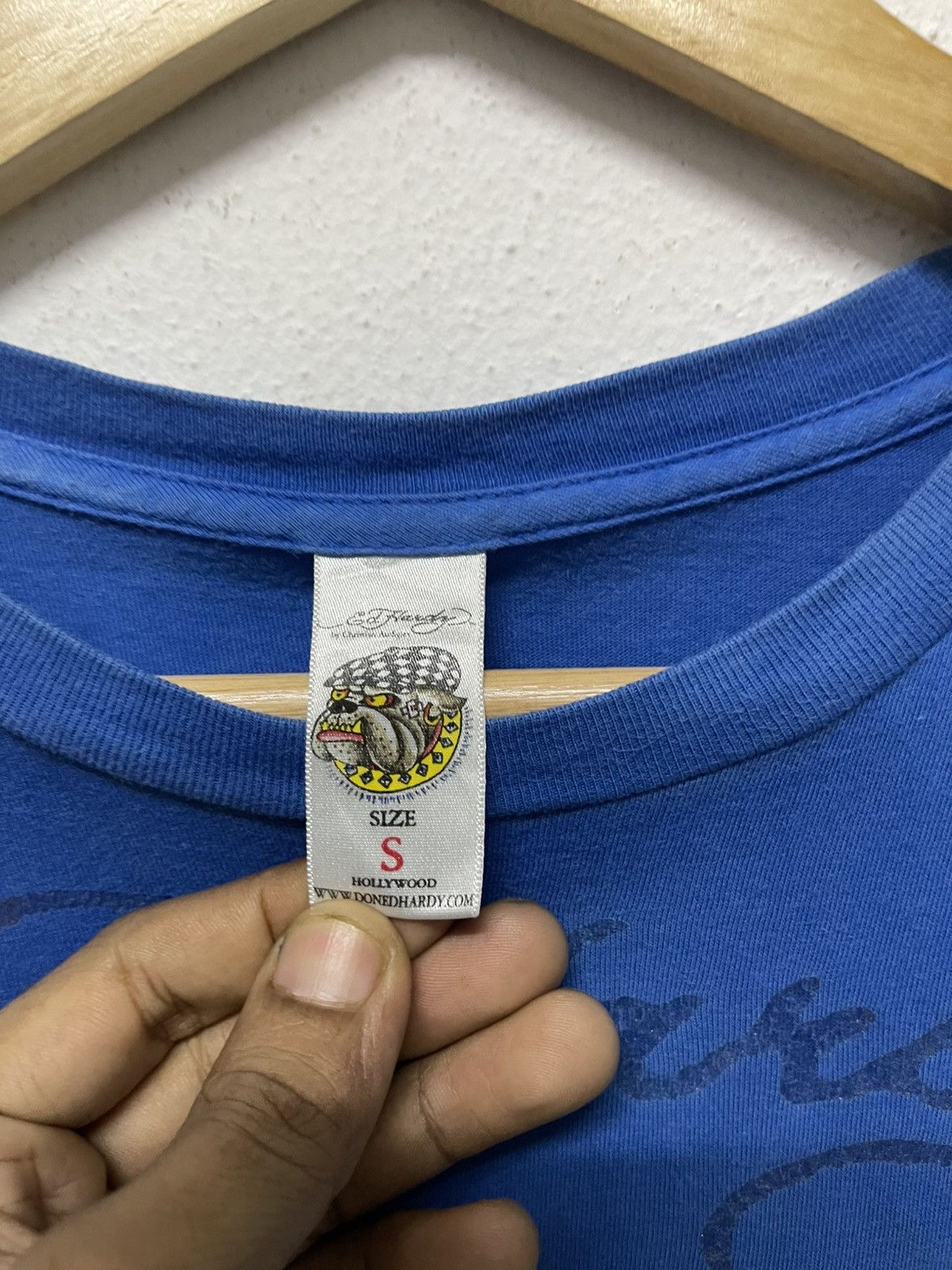 Ed Hardy 2000s ED HARDY CHRISTIAN AUDIGIER OVP DOUBLE LAYER TSHIRT Size US S / EU 44-46 / 1 - 7 Thumbnail
