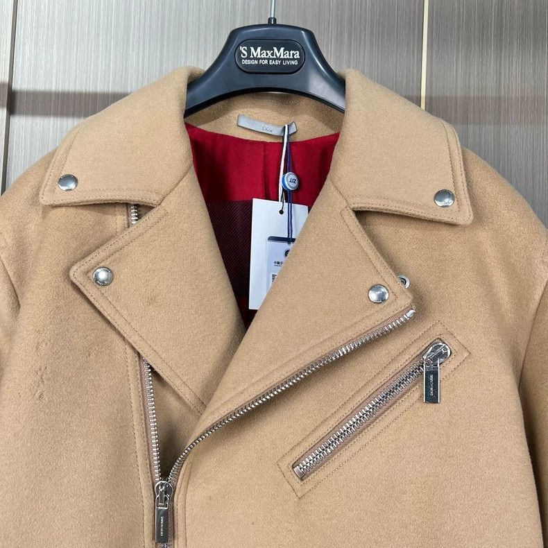 Dior Dior Camel Wool MultiZip Coat-2506 Size US L / EU 52-54 / 3 - 4 Thumbnail