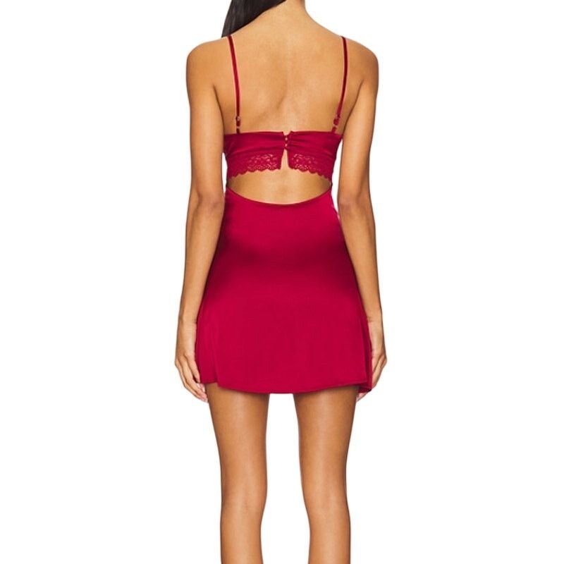 superdown Superdown Nidia Mini Dress in Oxblood, Size XXS Size XXS / US 00 / IT 34 - 2 Thumbnail