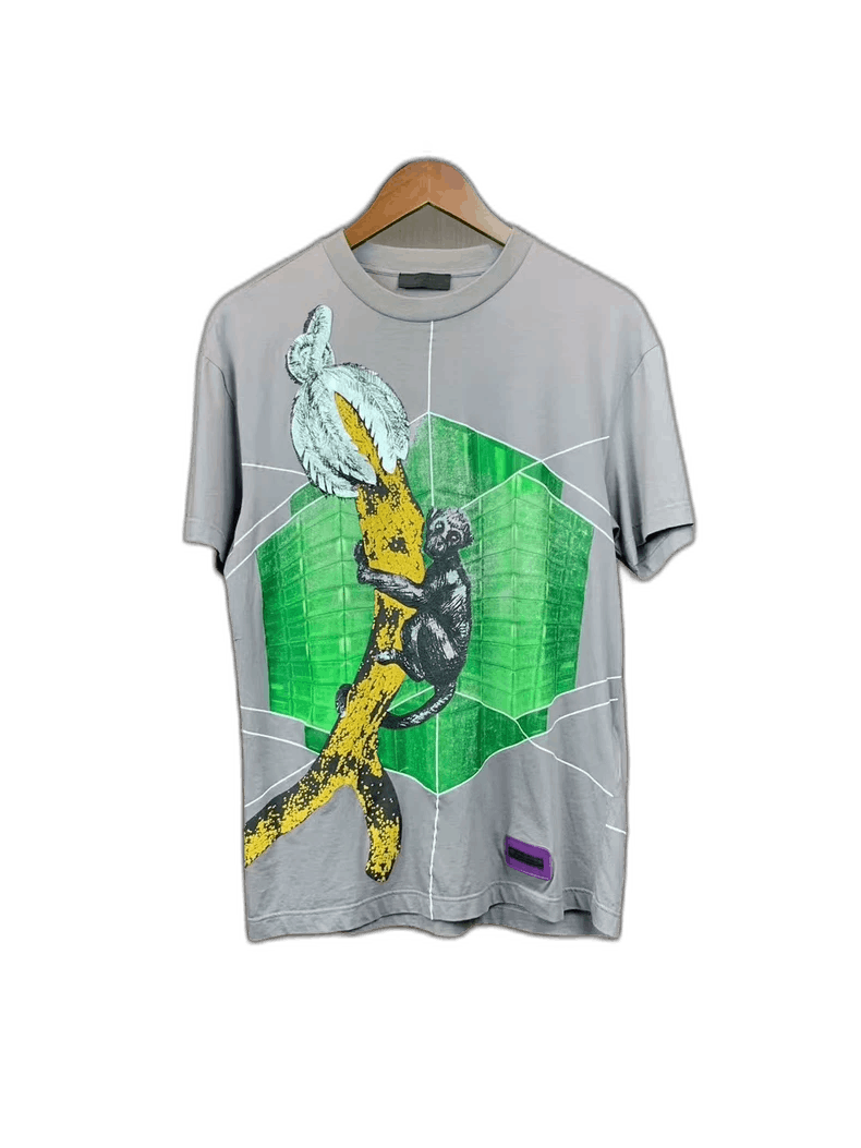 Prada Prada short sleeve shirt with graphic Size US XS / EU 42 / 0 - 1 Thumbnail