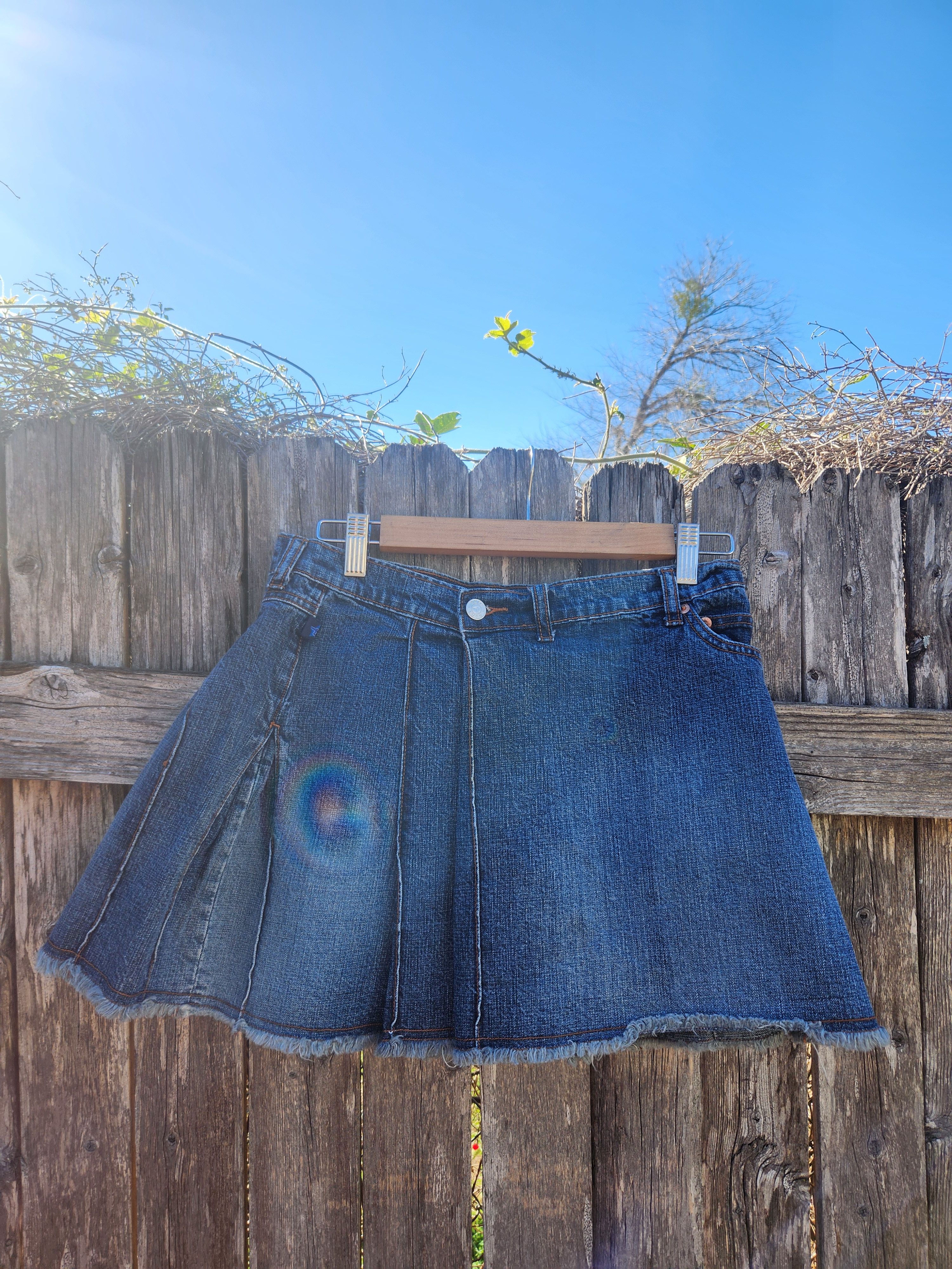 Other Tyte Denim Pleated Miniskirt Size 40" / US 18 - 1 Thumbnail