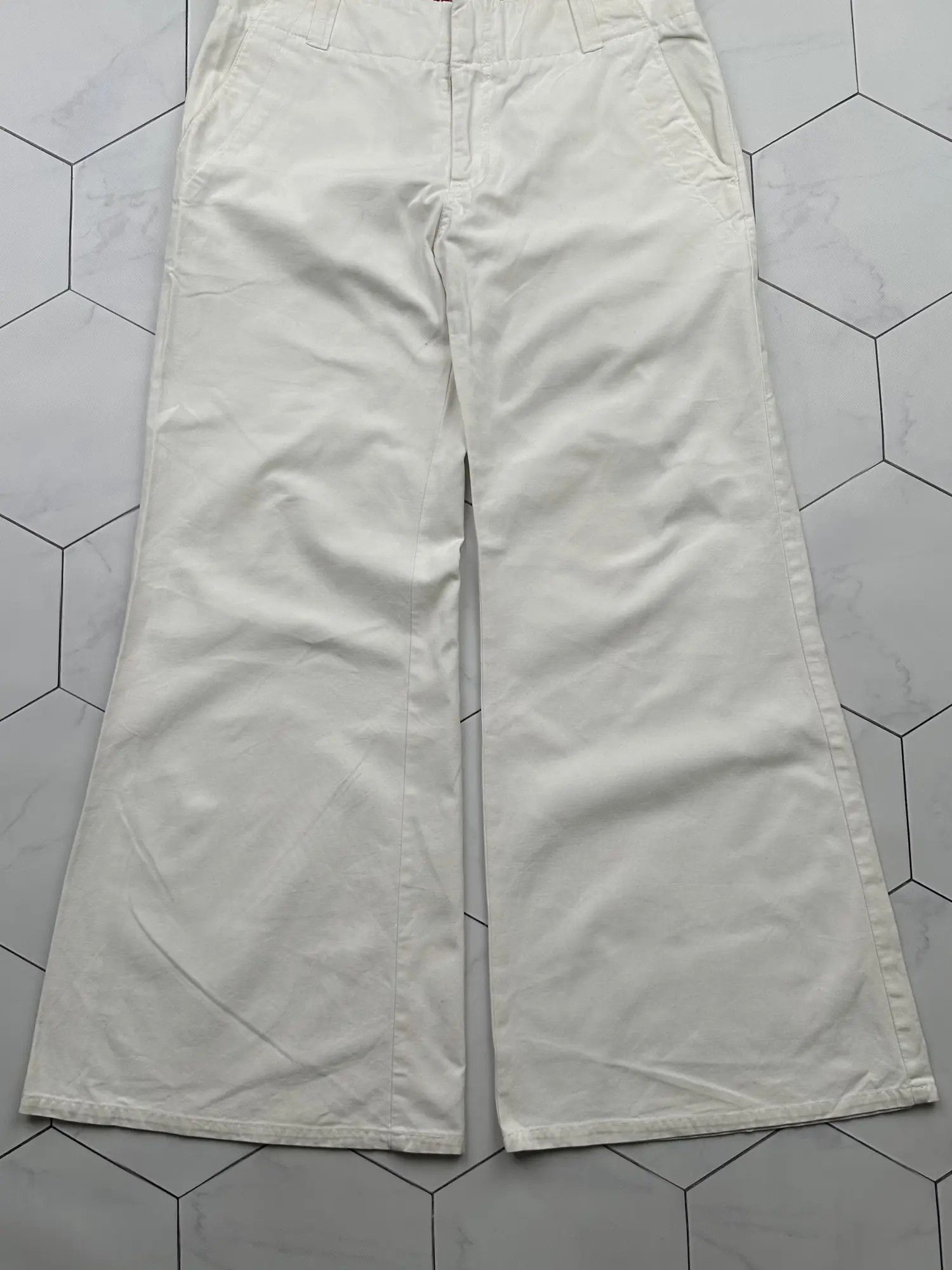 Miss Sixty Miss Sixty Wide Super Flare Pants (B341) Size 30" / US 8 / IT 44 - 3 Thumbnail