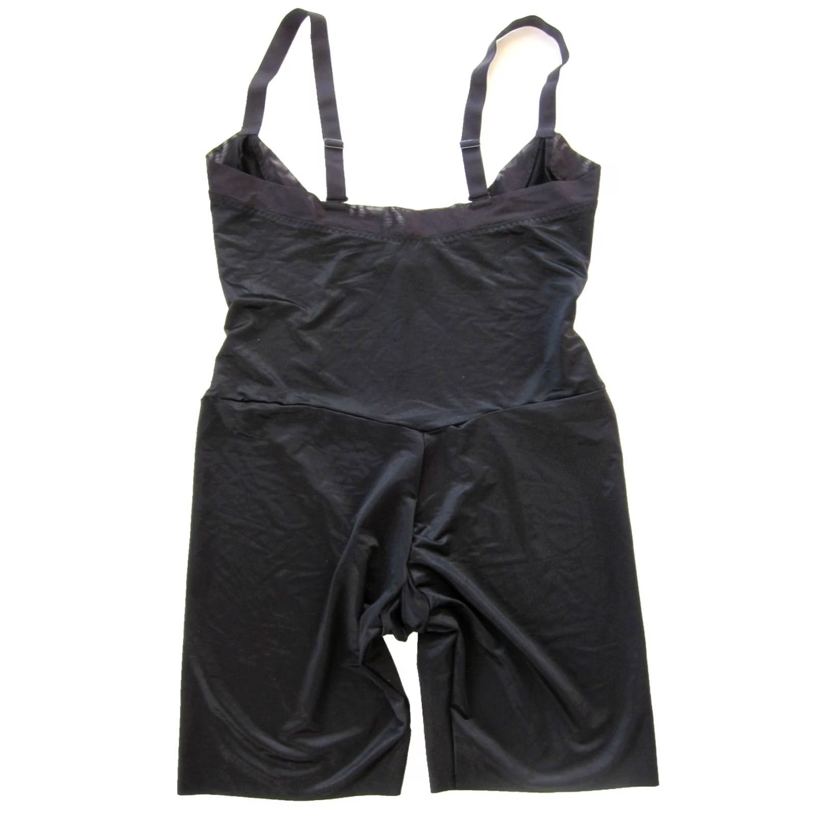 Vintage Maidenform Flexees Shapewear Bodysuit XL Black Stretch Adjustable Straps Size XL / US 12-14 / IT 48-50 - 2 Thumbnail