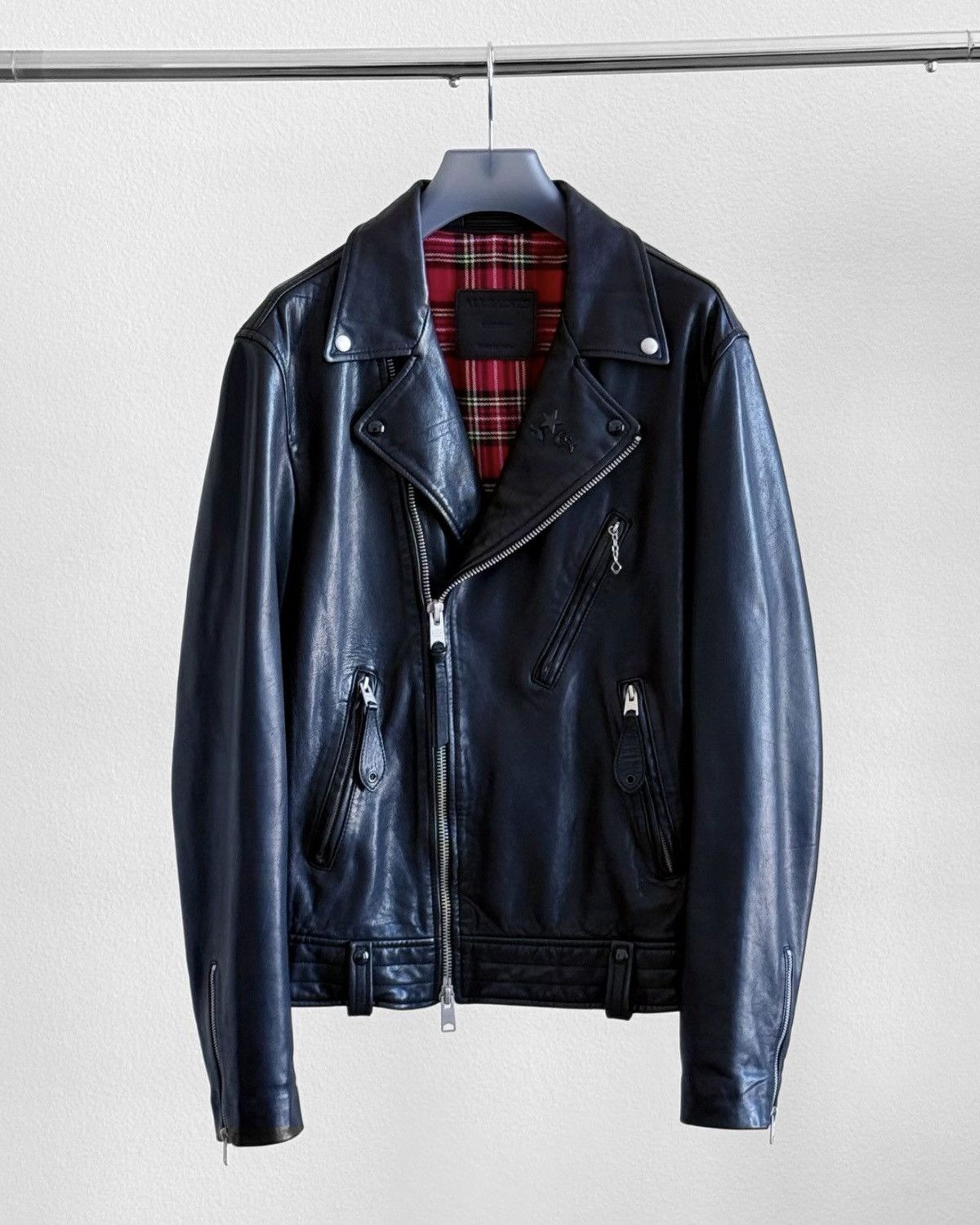 Allsaints AllSaints Comet Biker Leather Jacket Size M - NEW Size US M / EU 48-50 / 2 - 2 Thumbnail
