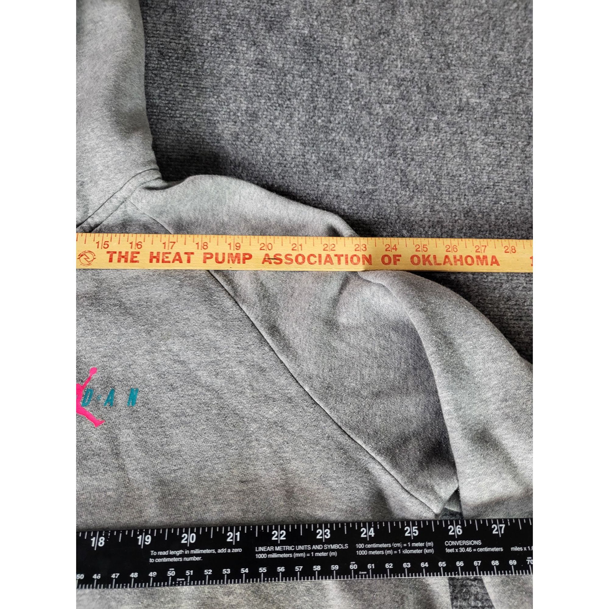 Jordan Brand Air Jordan Nike Hoodie Men Sz XXL AT4861-092 Big Logo Gray P Size US XXL / EU 58 / 5 - 5 Thumbnail