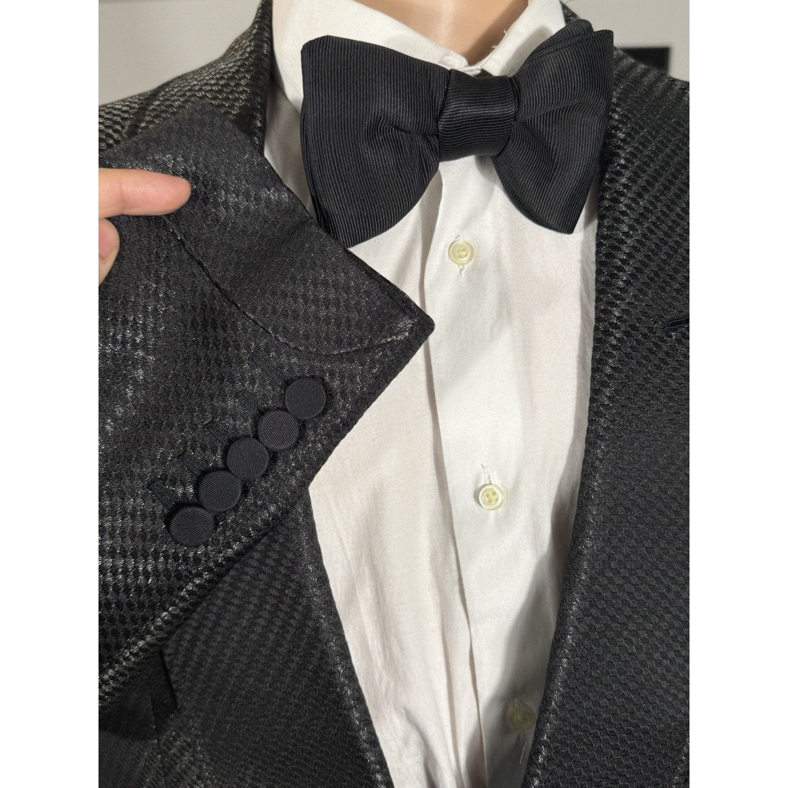 Tom Ford Tom Ford Reflective Dinner Jacket Set 52R 42R US 36x29 Size 42R - 15 Thumbnail