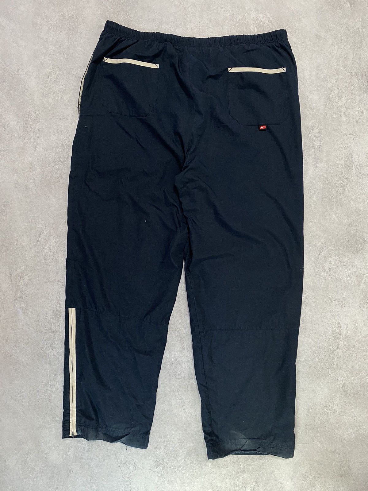Nike 🌚 Vintage 90s Track Pants NIKE Swoosh + Back Logo Size US 40 / EU 56 - 5 Thumbnail