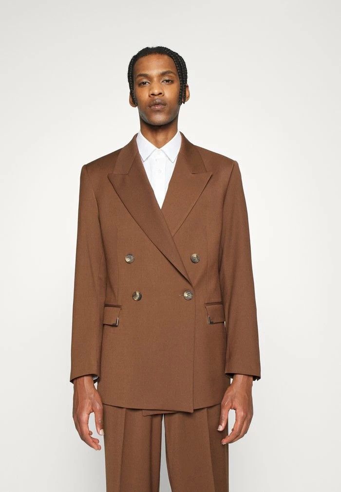 Han Kjobenhavn !DS! AW22 Han Kjobenhavn Boxy Suit Brown Suit Size 44R - 4 Thumbnail