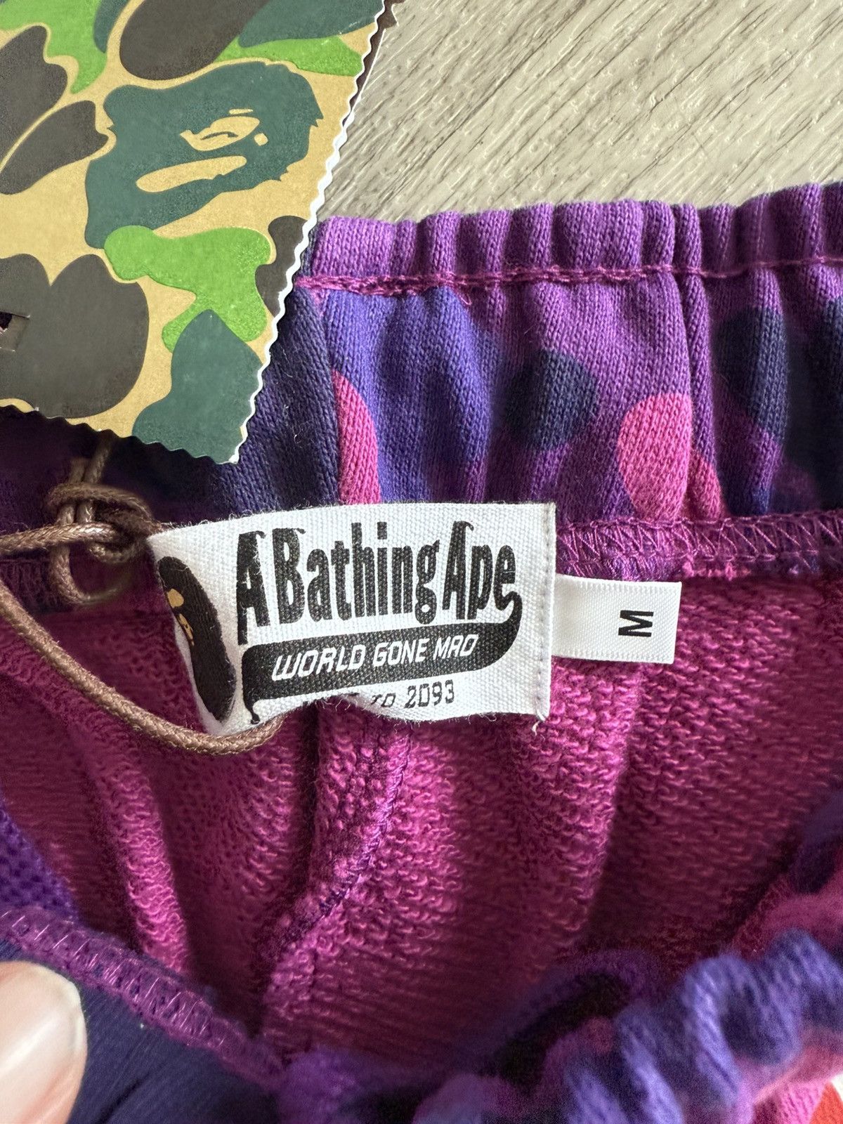 Bape Bape purple camo shark shorts Size US 30 / EU 46 - 4 Thumbnail