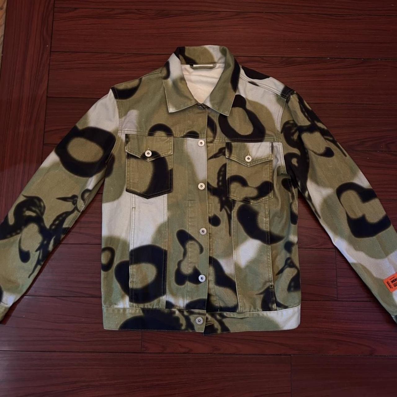 Heron Preston HERON PRESTON Camouflage Print Denim Jacket Size US S / EU 44-46 / 1 - 1 Thumbnail