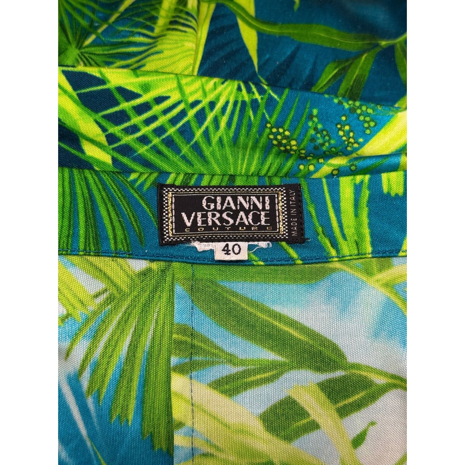 Versace S/S2000 Gianni Versace jungle midi dress Size S / US 4 / IT 40 - 4 Thumbnail