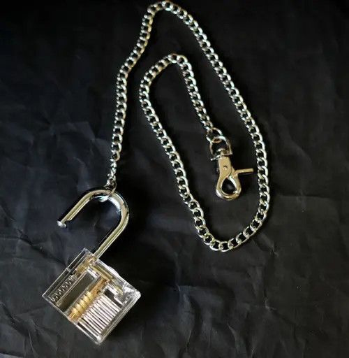 Jewelry Makihara x Iken Transparent Locke Pendant Necklace Size ONE SIZE - 2 Thumbnail