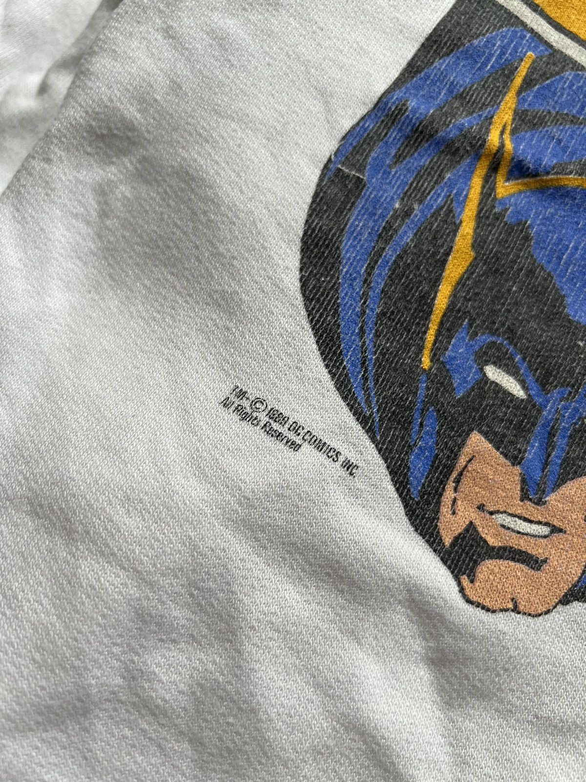 DC Comics × Vintage Vintage DC Comics Inc. 80s 90s Batman Logo Sweatshirt Size US S / EU 44-46 / 1 - 5 Thumbnail
