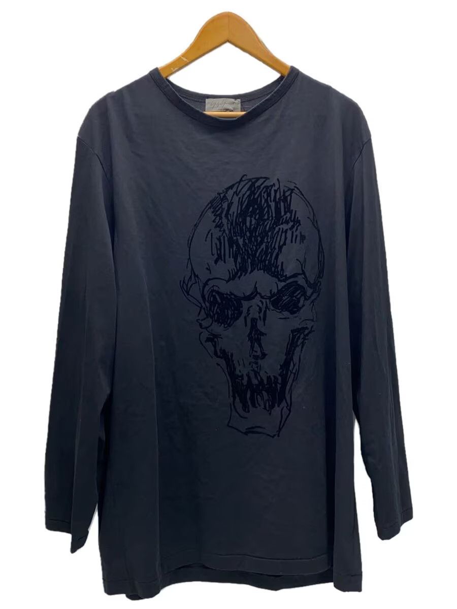 トップス Yohji Yamamoto AW17 skull long tee Yohji Yamamoto Skull Long Sleeve Tee | Grailed
