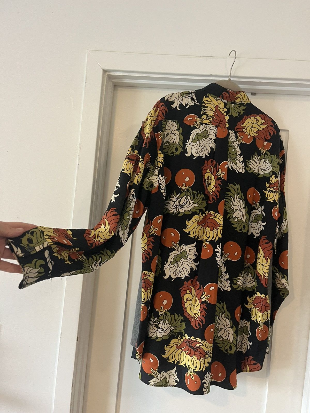 Comme des Garcons SHIRT Comme des Garçons SHIRT – Silk/Wool Hybrid Panel Shirt Size US L / EU 52-54 / 3 - 3 Thumbnail