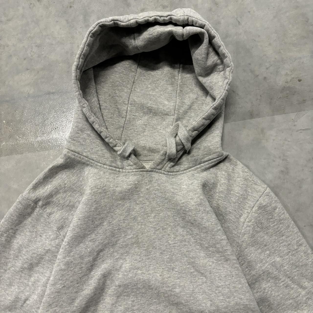 Japanese Brand × Vintage Crazy Vintage Y2K/2000s Grey Blank Streetwear Essential Hoodie! Size US XL / EU 56 / 4 - 2 Thumbnail