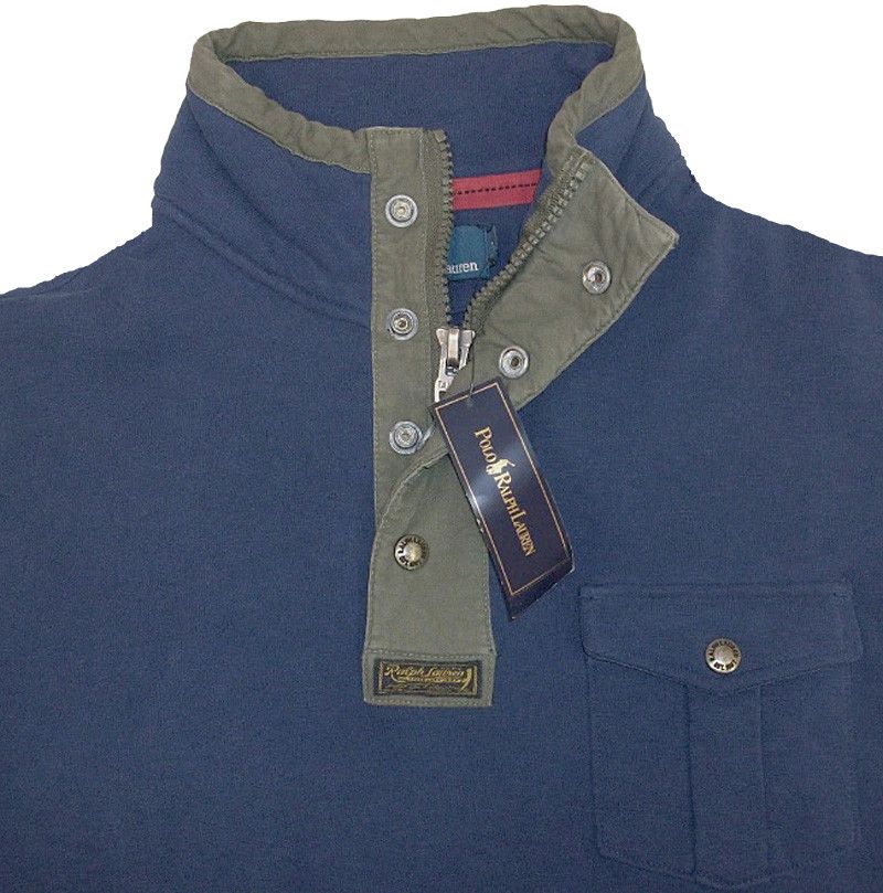 Polo Ralph Lauren NEW Vintage Polo Ralph Lauren Aberdare Sweatshirt! M Navy Size US M / EU 48-50 / 2 - 2 Thumbnail