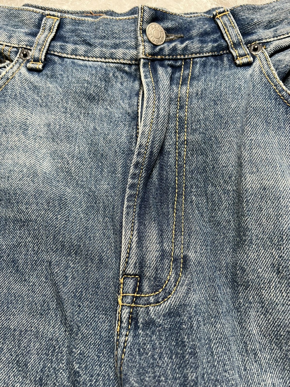 Acne Studios Acne Studios Relaxed Fit Jeans-1993-Mid Blue Size 27" / US 4 / IT 40 - 7 Thumbnail