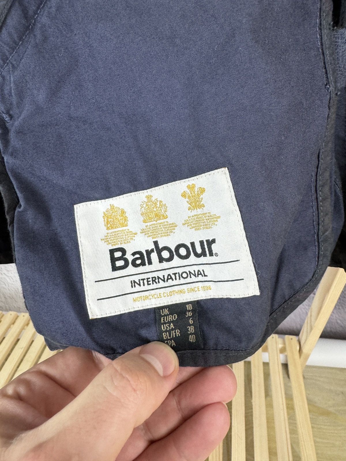Barbour Barbour International White label faded navy blue jacket Size M / US 6-8 / IT 42-44 - 14 Thumbnail