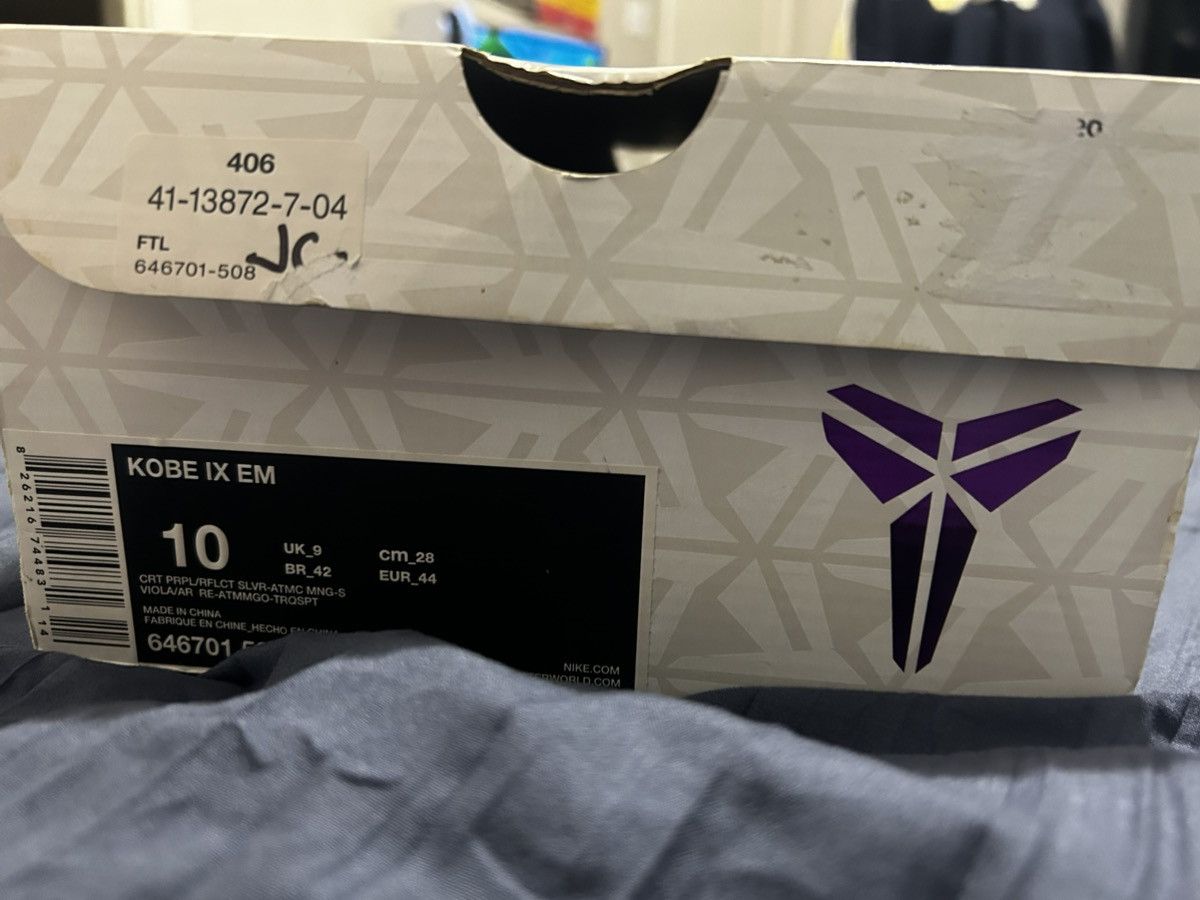 Nike Kobe 9 EM unleashed Size US 10 / EU 43 - 14 Thumbnail