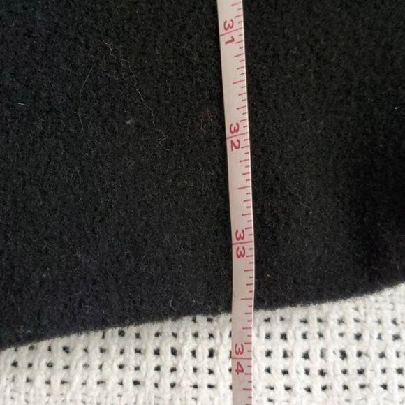 Worthington Worthington Black Wool Heavy Velvet Hooded Lined Button Sz. Size M / US 6-8 / IT 42-44 - 8 Thumbnail