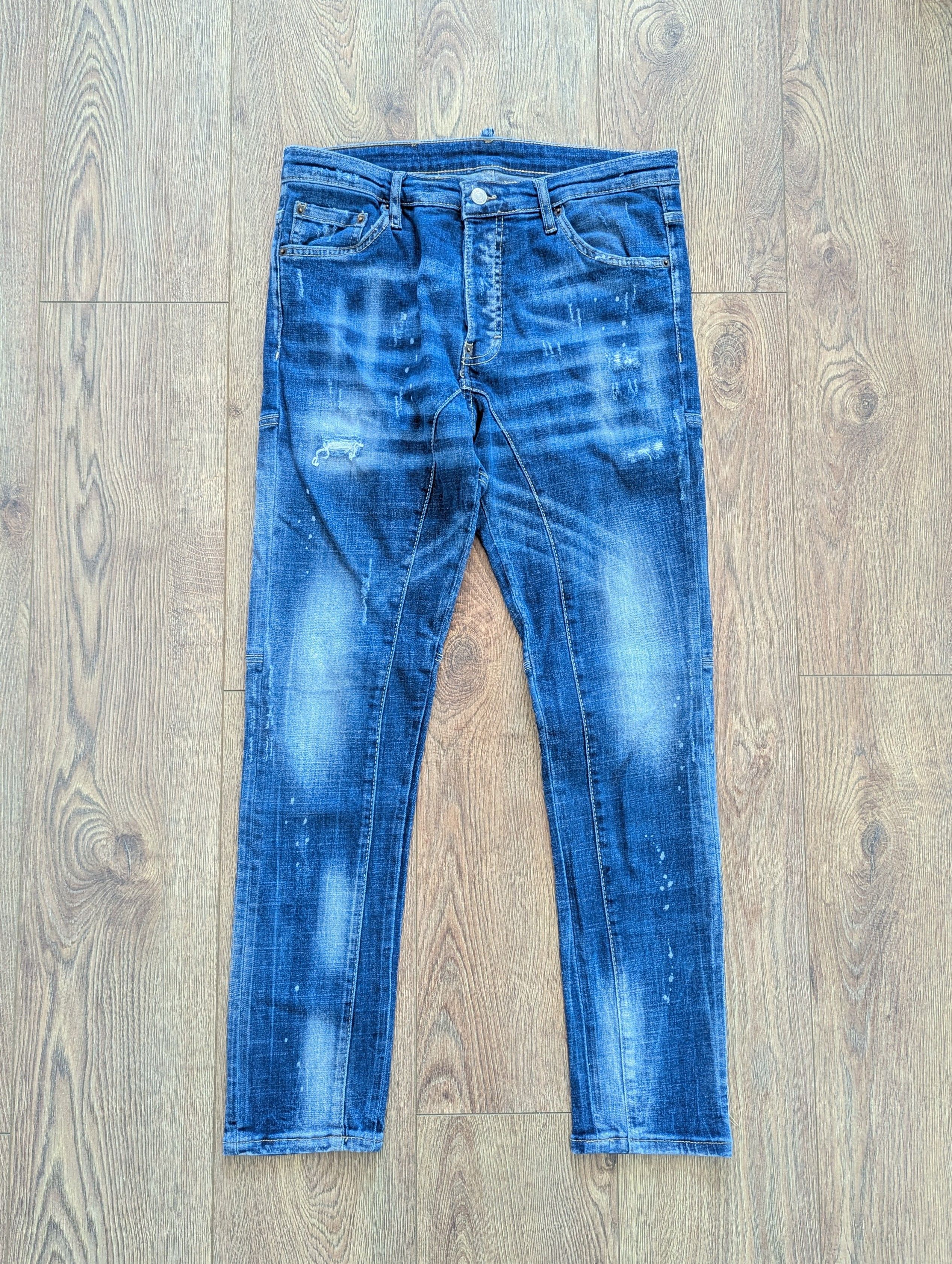 Dsquared2 DSQUARED2 Tidy Biker Jean Dean Caten Denim Pants MadeInItaly Size US 34 / EU 50 - 22 Thumbnail