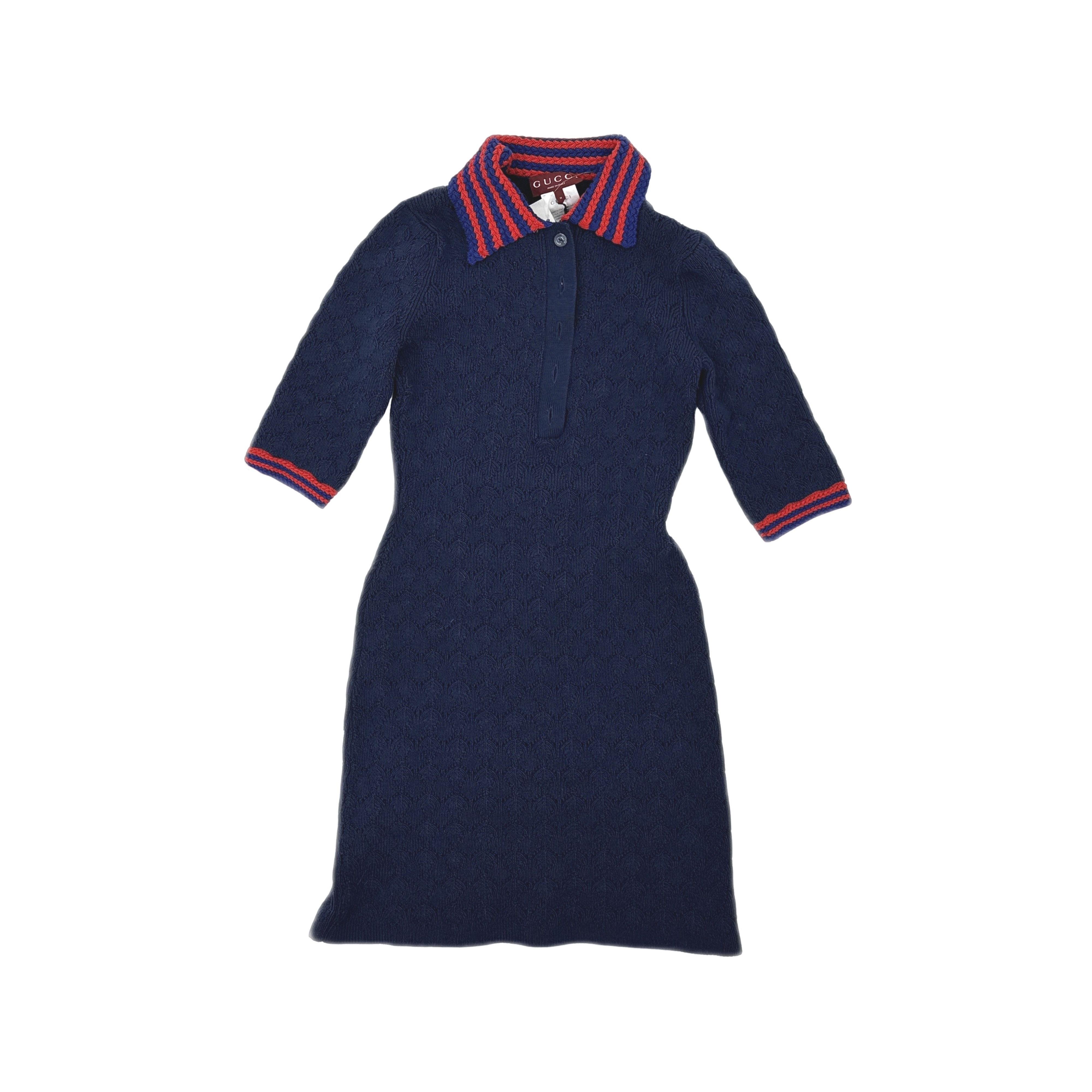 Gucci Gucci Striped Knit Mini Dress M Size M / US 6-8 / IT 42-44 - 1 Thumbnail