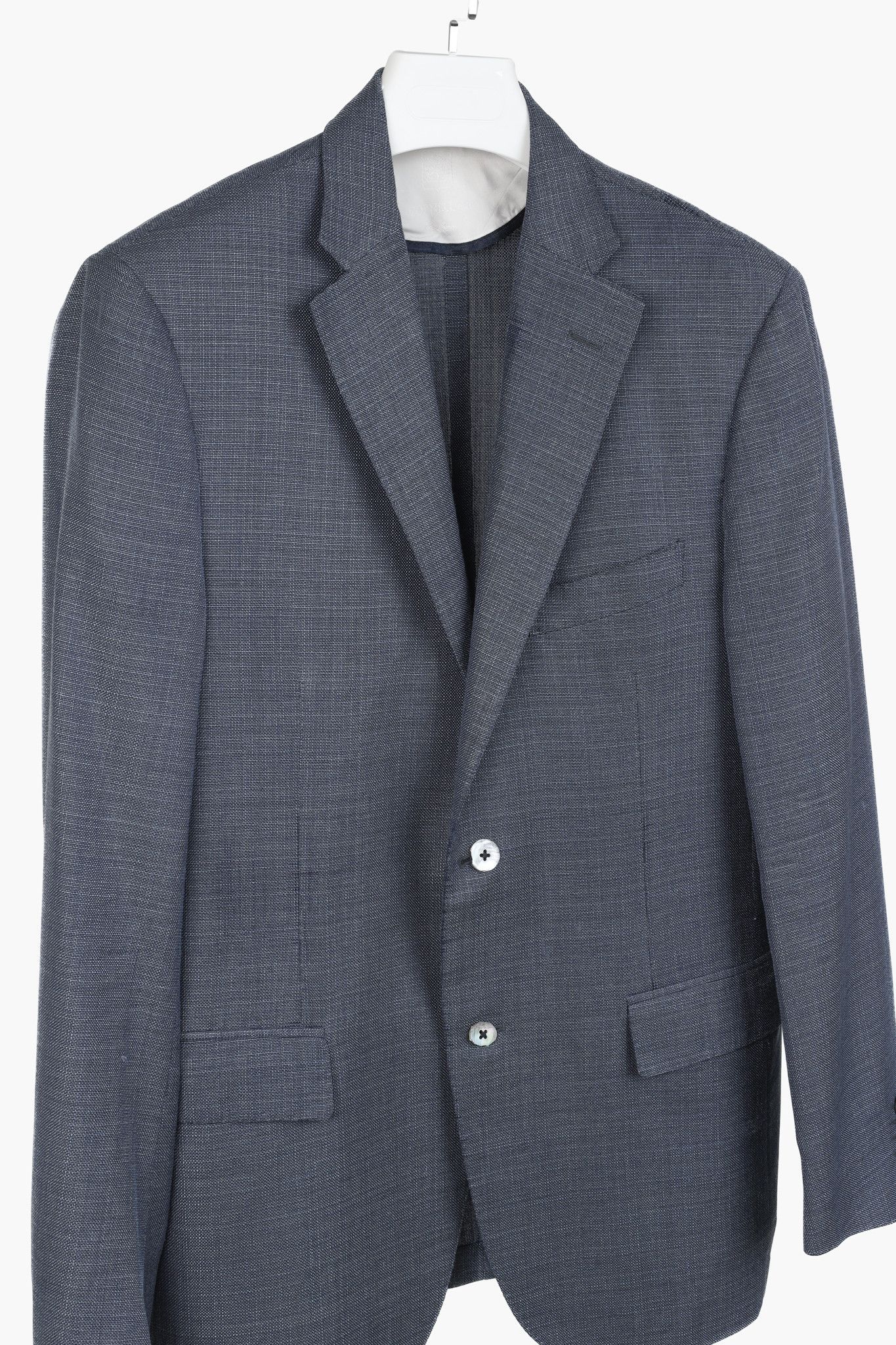 Corneliani Corneliani Blue Lightweight Wool & Silk Blazer Size 50R - 6 Thumbnail