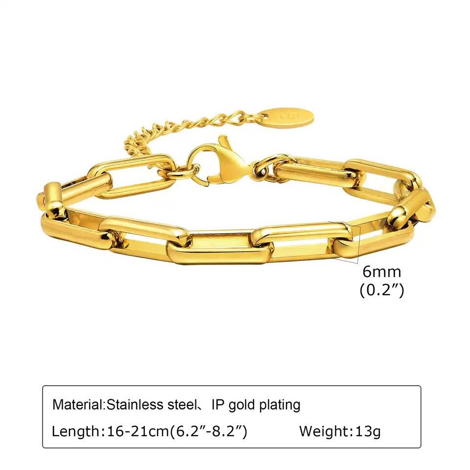 Other Rectangle Links Bracelet Size ONE SIZE - 2 Thumbnail