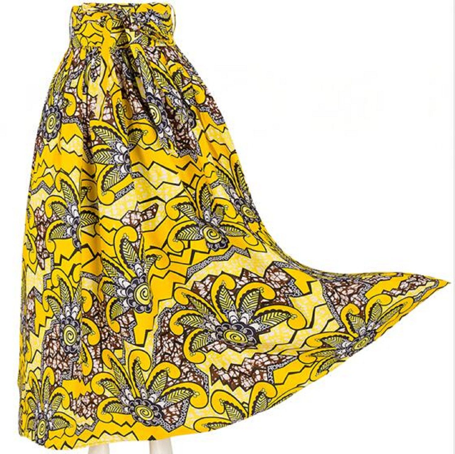 Other Maxi floor length batik print high waist skirt Size 32" / US 10 / IT 46 - 1 Thumbnail
