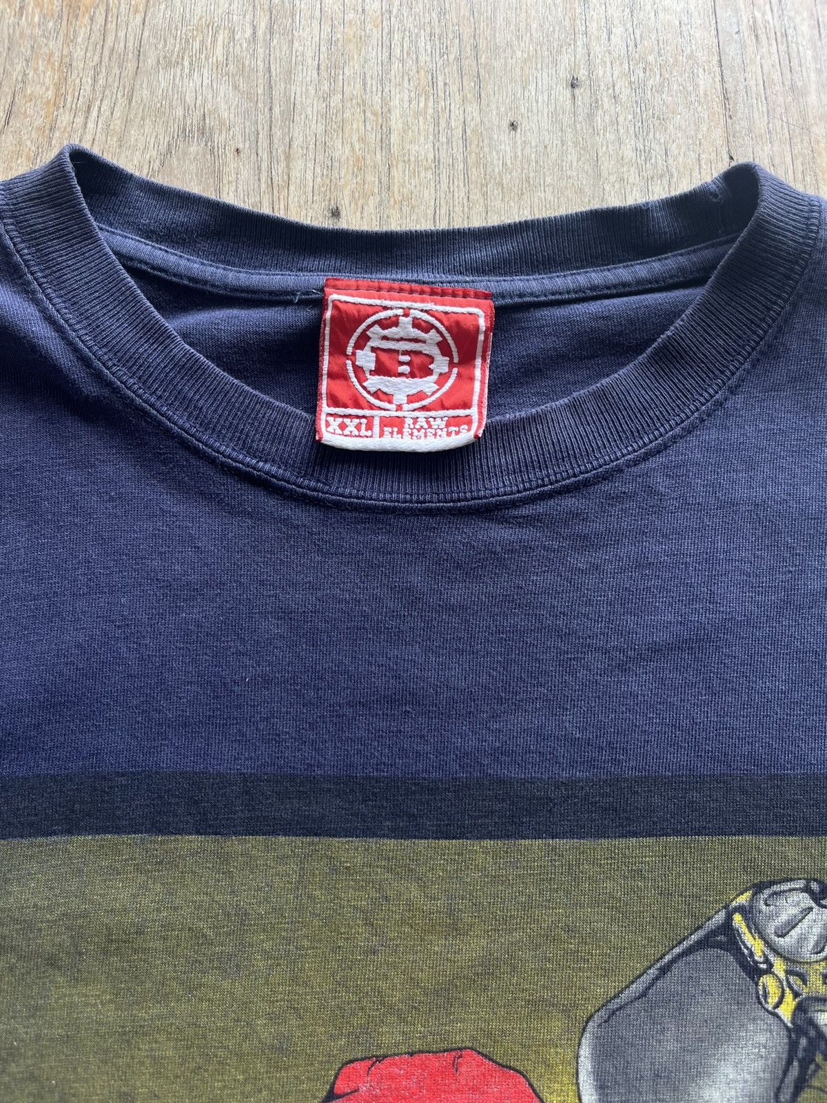 Vintage Vintage BIO MKNX RAW ELEMENTZ Art design Tshirt Size US XXL / EU 58 / 5 - 5 Thumbnail