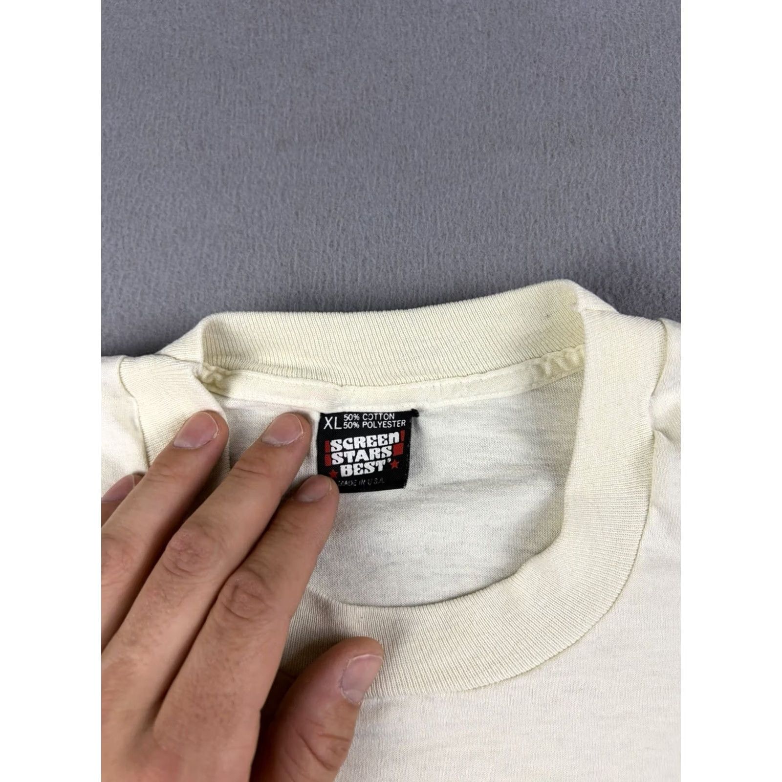 Vintage VINTAGE Oshkosh Air Show T Shirt Men’s XL Beige Wisconsin USA Planes 80s Size US XL / EU 56 / 4 - 3 Thumbnail