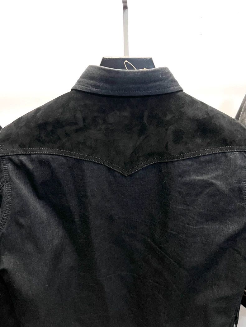 Saint Laurent Paris Sanit Laurent Paris Suede patchwork shirt jacket Size US S / EU 44-46 / 1 - 4 Thumbnail