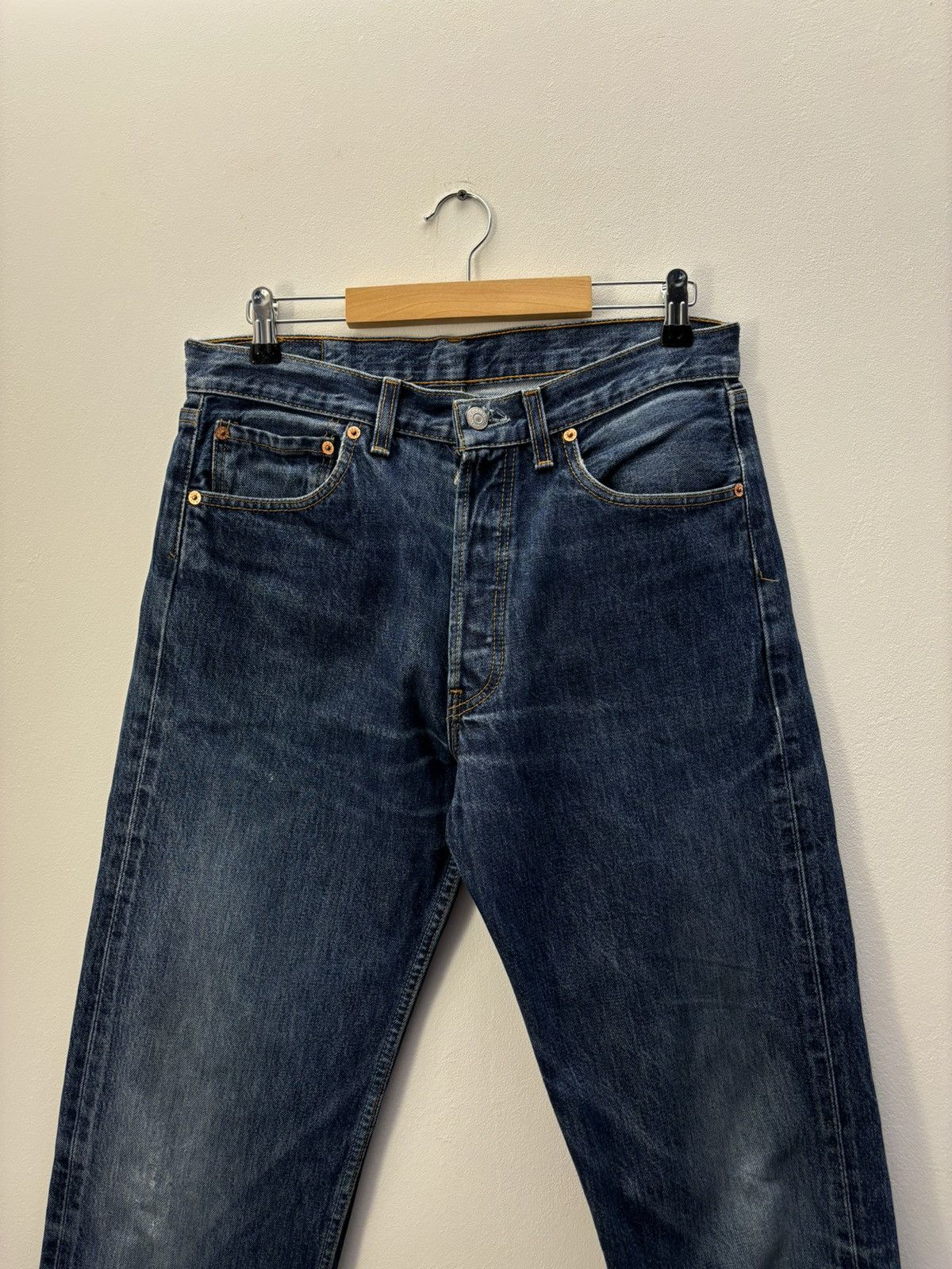 Levi's × Vintage Vintage 90s Levis 501 Jeans Size US 33 - 3 Thumbnail