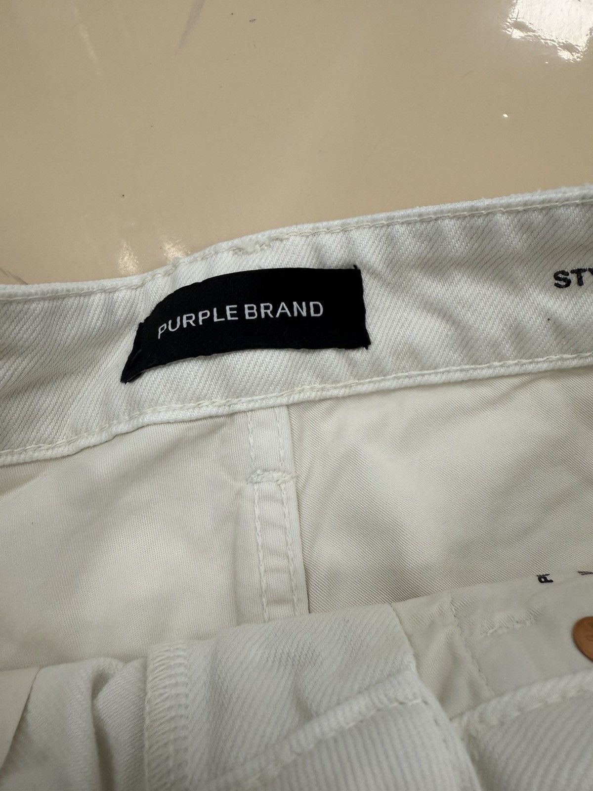 Other Purple Brand Barrel Whisper White Jeans Size 26" / US 2 / IT 38 - 4 Thumbnail