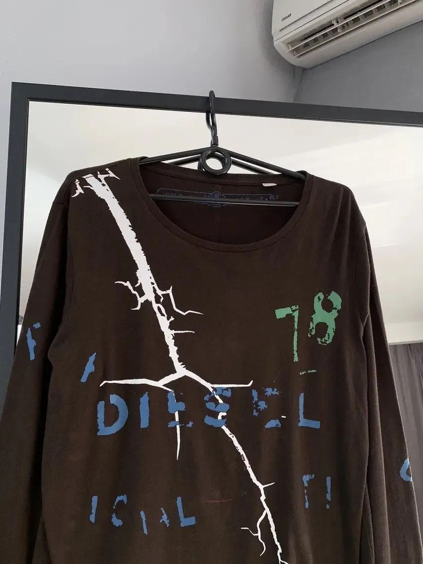 14th Addiction Vintage Long Sleeve Diesel Fafed Punk Distressed Y2k sk8 Size US M / EU 48-50 / 2 - 4 Thumbnail
