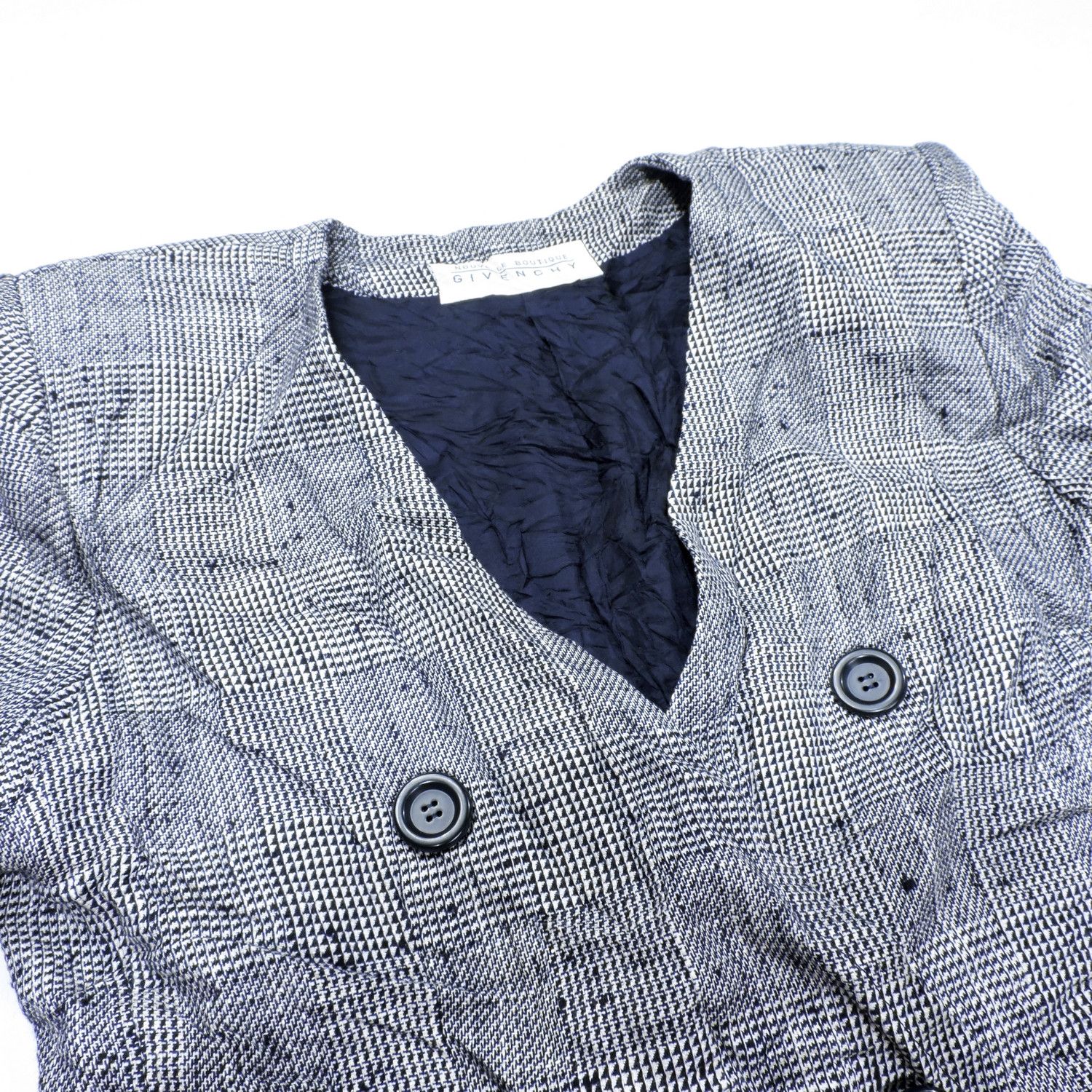 Givenchy GIVENCHY NOUVELLS BOUTIQUE HOUNDSTOOTH GLEN PLAID JACKET Size XL / US 12-14 / IT 48-50 - 8 Thumbnail