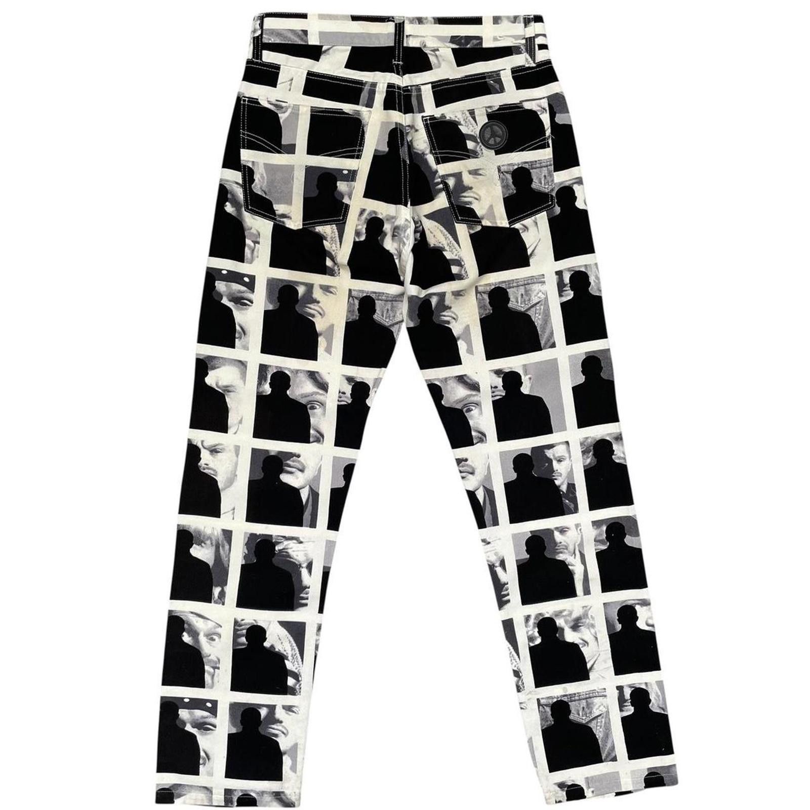 Moschino Vintage 1995 Moschino Franco Moschino Shadow Print Jeans Size US 32 / EU 48 - 3 Thumbnail