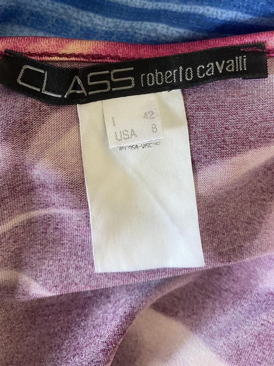 Roberto Cavalli Roberto Cavalli Backless Top With Rose Print Size S / US 4 / IT 40 - 7 Thumbnail